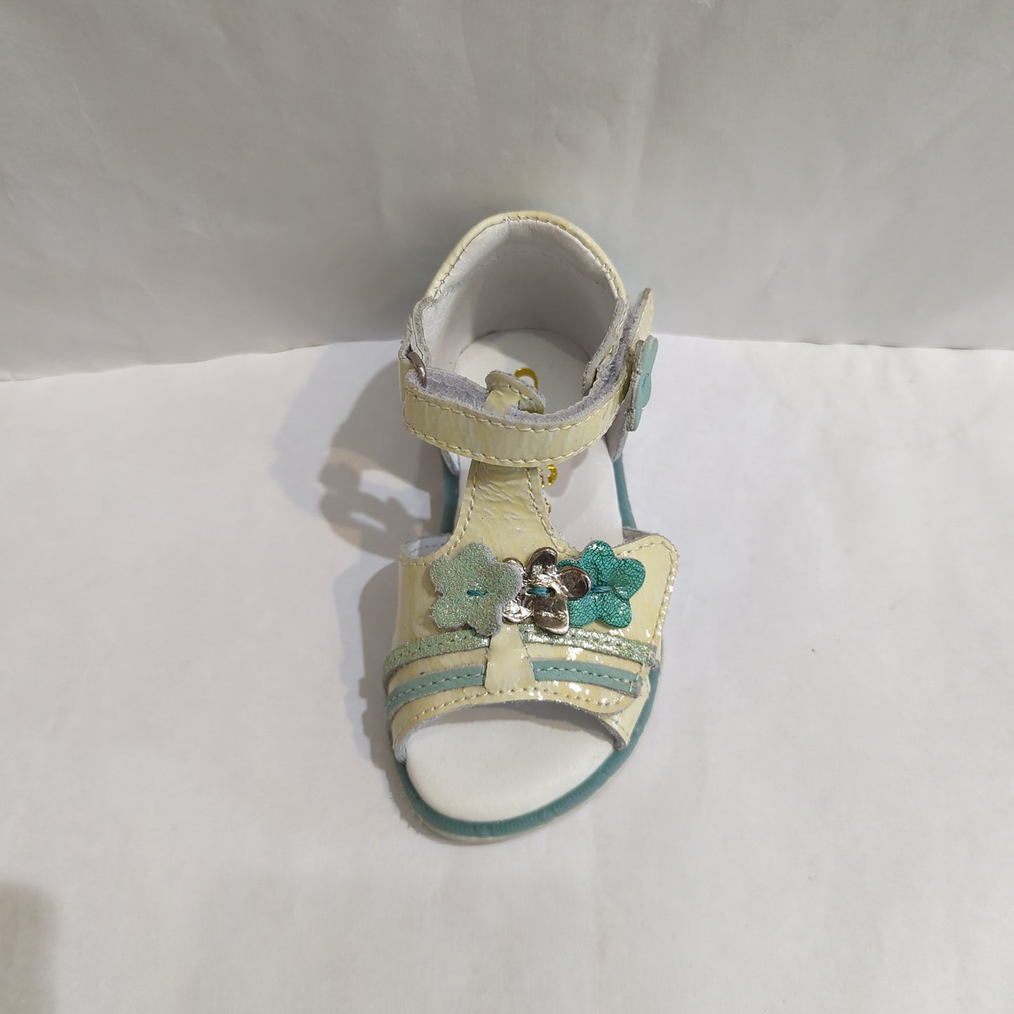 GBB | Outlet/Sale | Bergere | Girls Open Toe Sandal | Cream/Blue