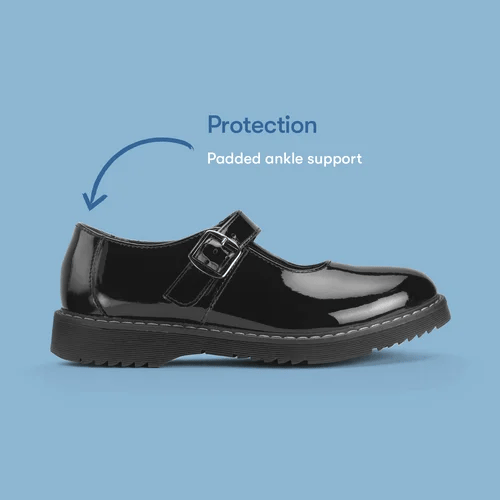 Start-Rite | Embrace | Senior Girls School Shoe | Black Patent