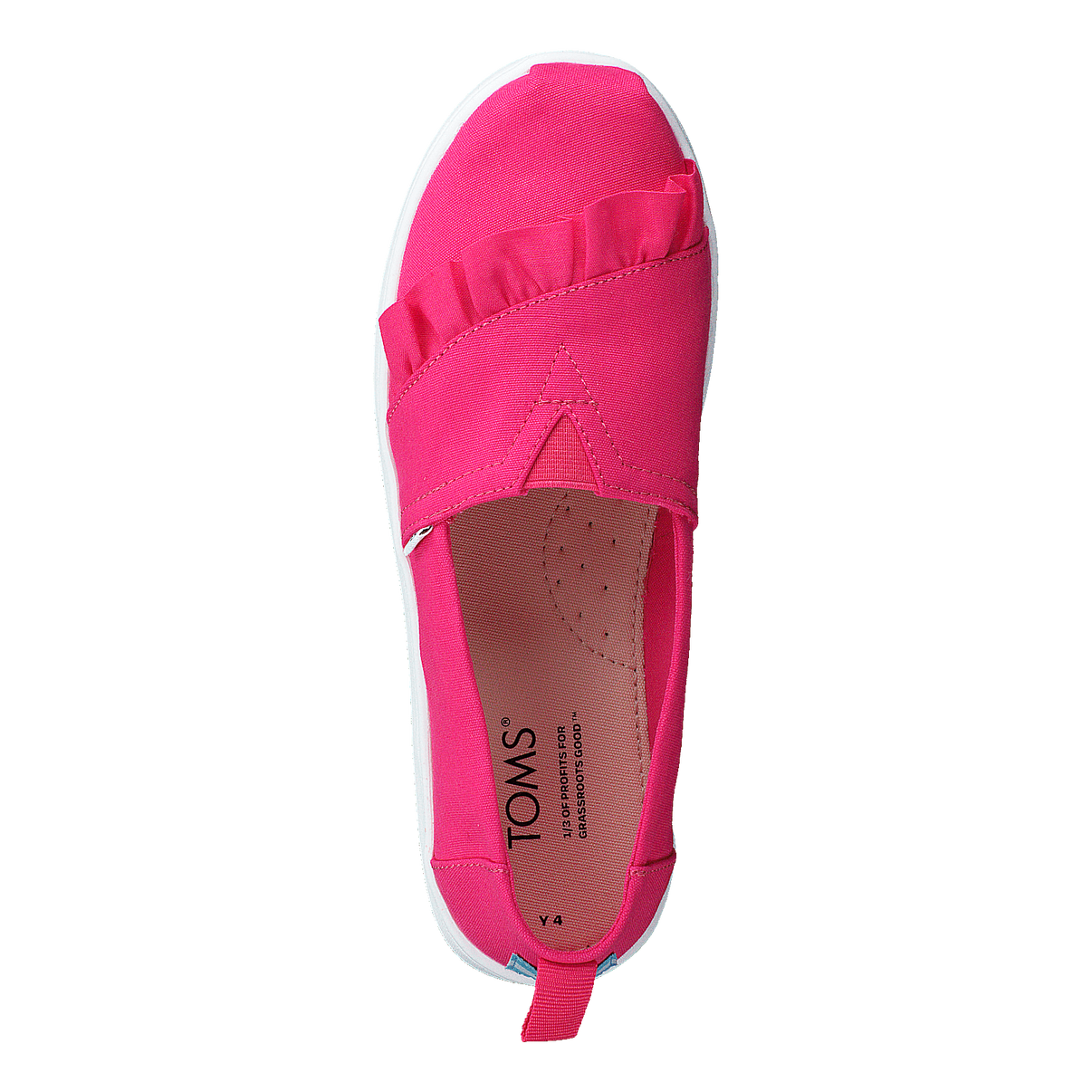 TOMS | Girls | Alpargata Ruffle | Raspberry