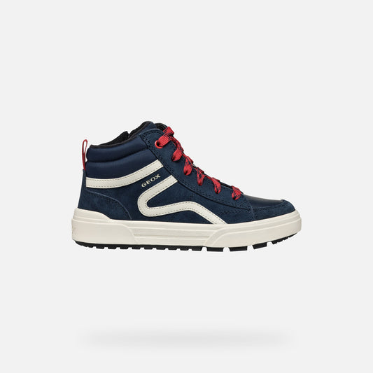Geox | J36HAA | J Weemble Boy | Casual Sports Trainer | Navy / Multi