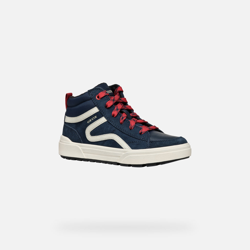 Geox | J36HAA | J Weemble Boy | Casual Sports Trainer | Navy / Multi