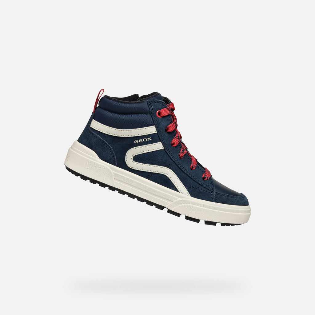 Geox | J36HAA | J Weemble Boy | Casual Sports Trainer | Navy / Multi