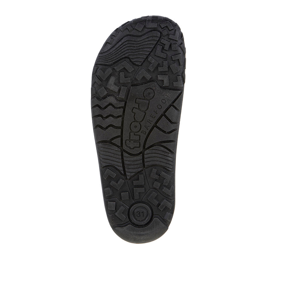 Froddo | Alexandra | G3130300 | Girls Barefoot Velcro School Shoe | Black Patent