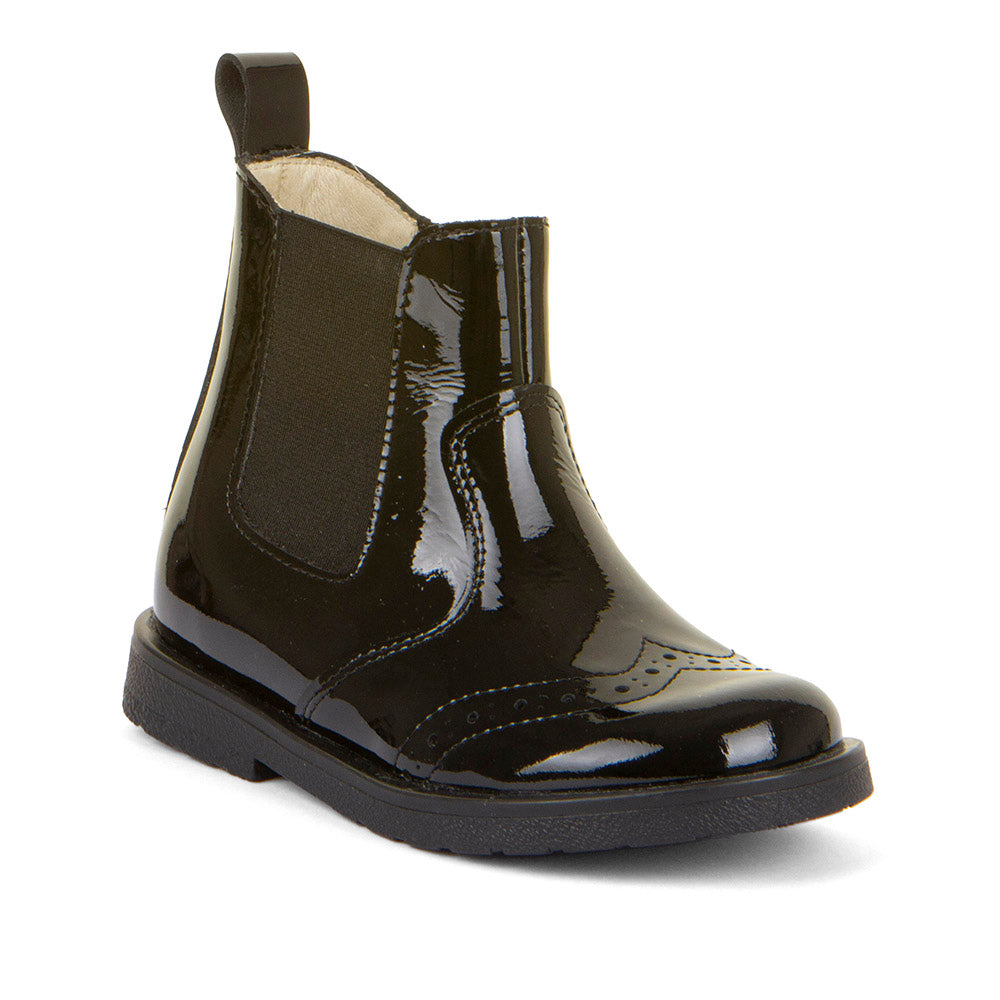 Froddo | G3160217 | Girls Chelsea Boot | Black Patent
