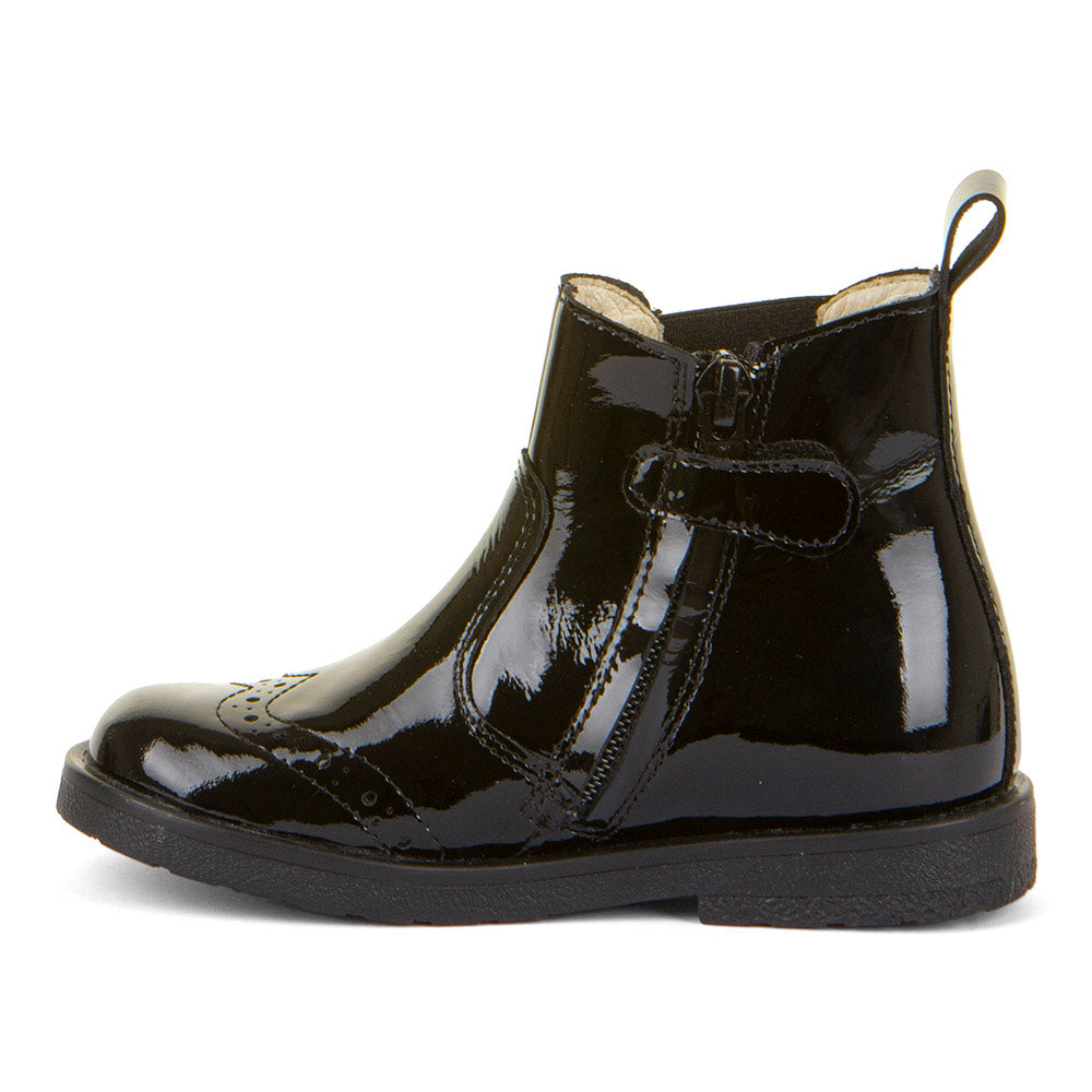 Froddo | G3160217 | Girls Chelsea Boot | Black Patent