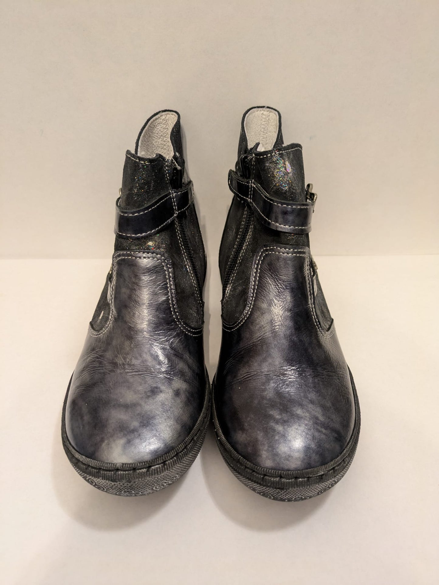 Bellamy | Girls Boots | Silver / Gunmetal | Size EU31 / UK 12.5