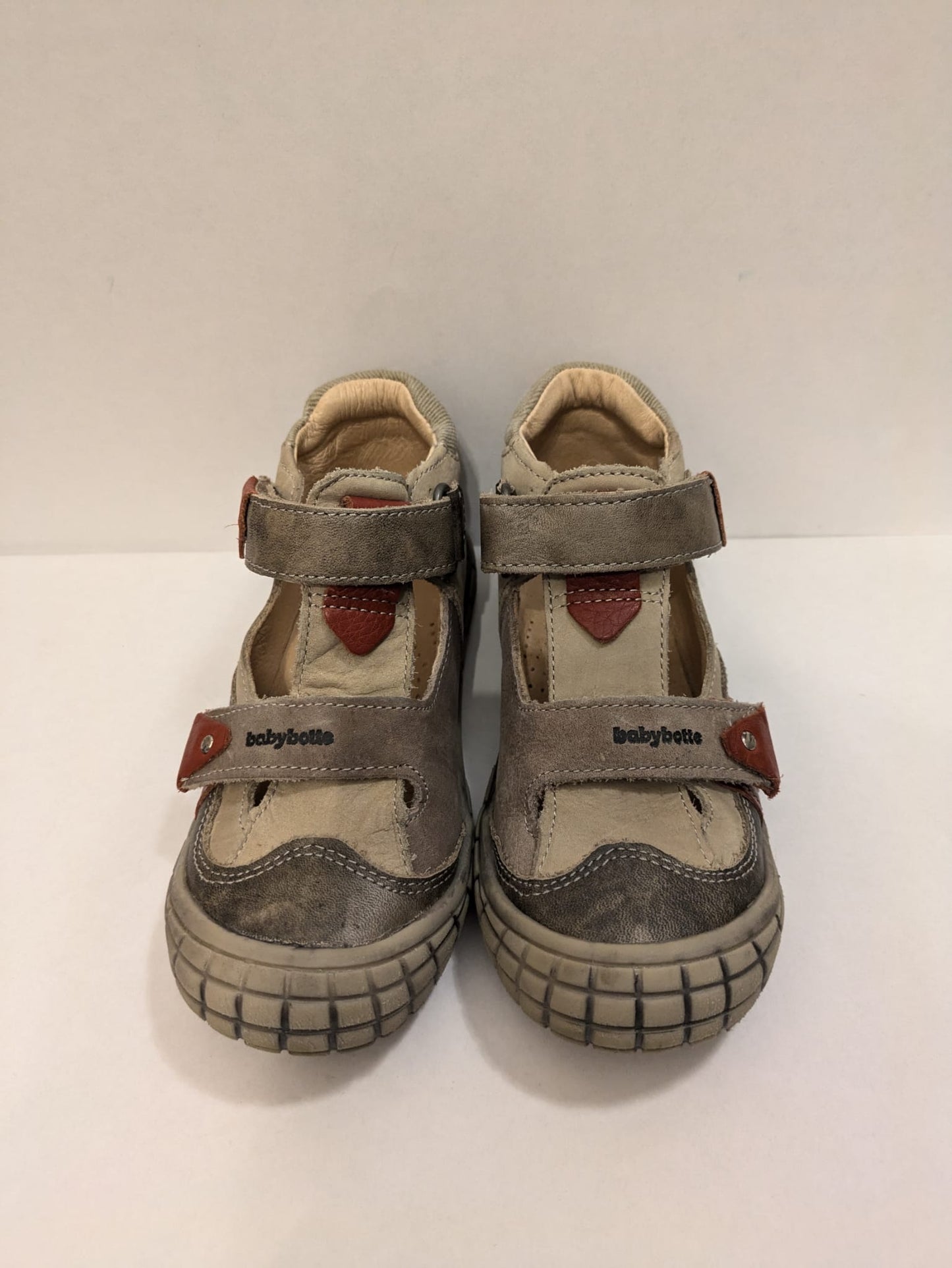 Babybotte | Boys Shoes | Taupe / Orange | Size EU27 / UK 9