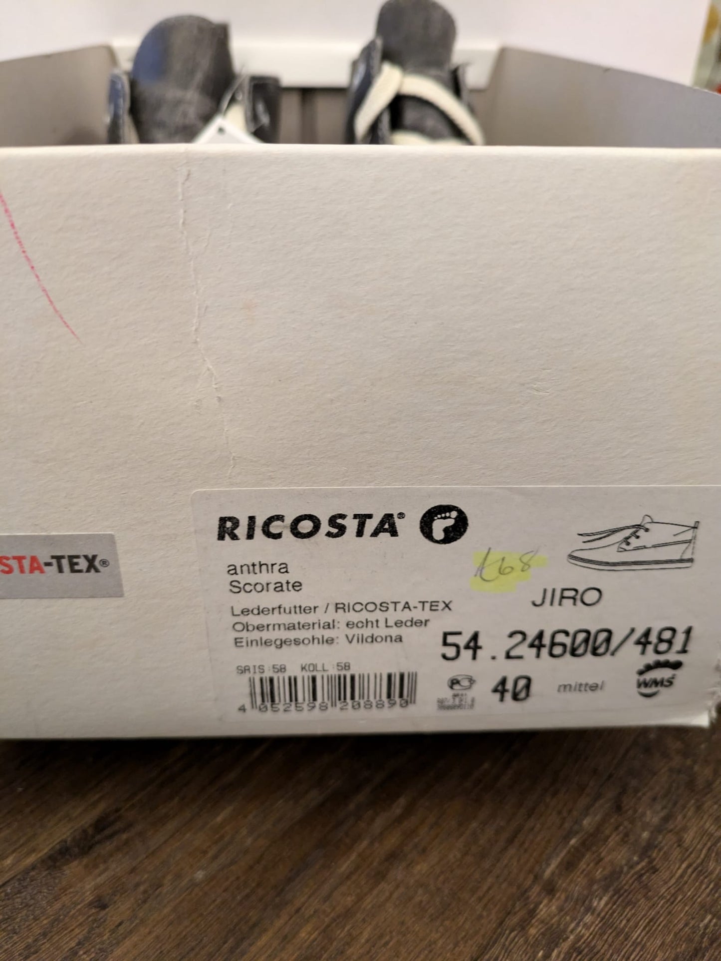 Ricosta | Boys Waterproof Boots | Dark Grey | UK6 / EU40