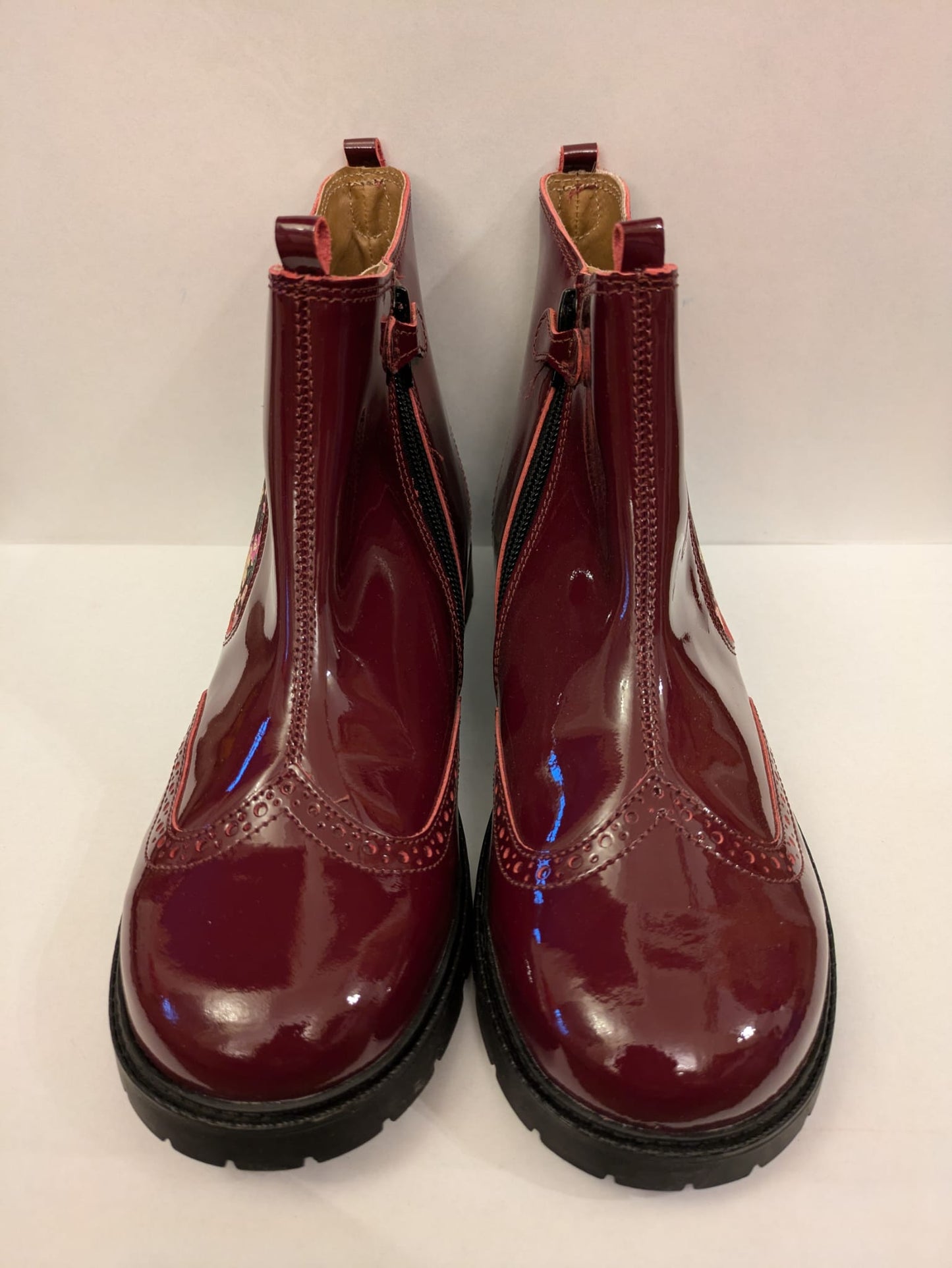 Start-Rite | Girls Chelsea Boots | Burgundy Patent | UK4 / EU37