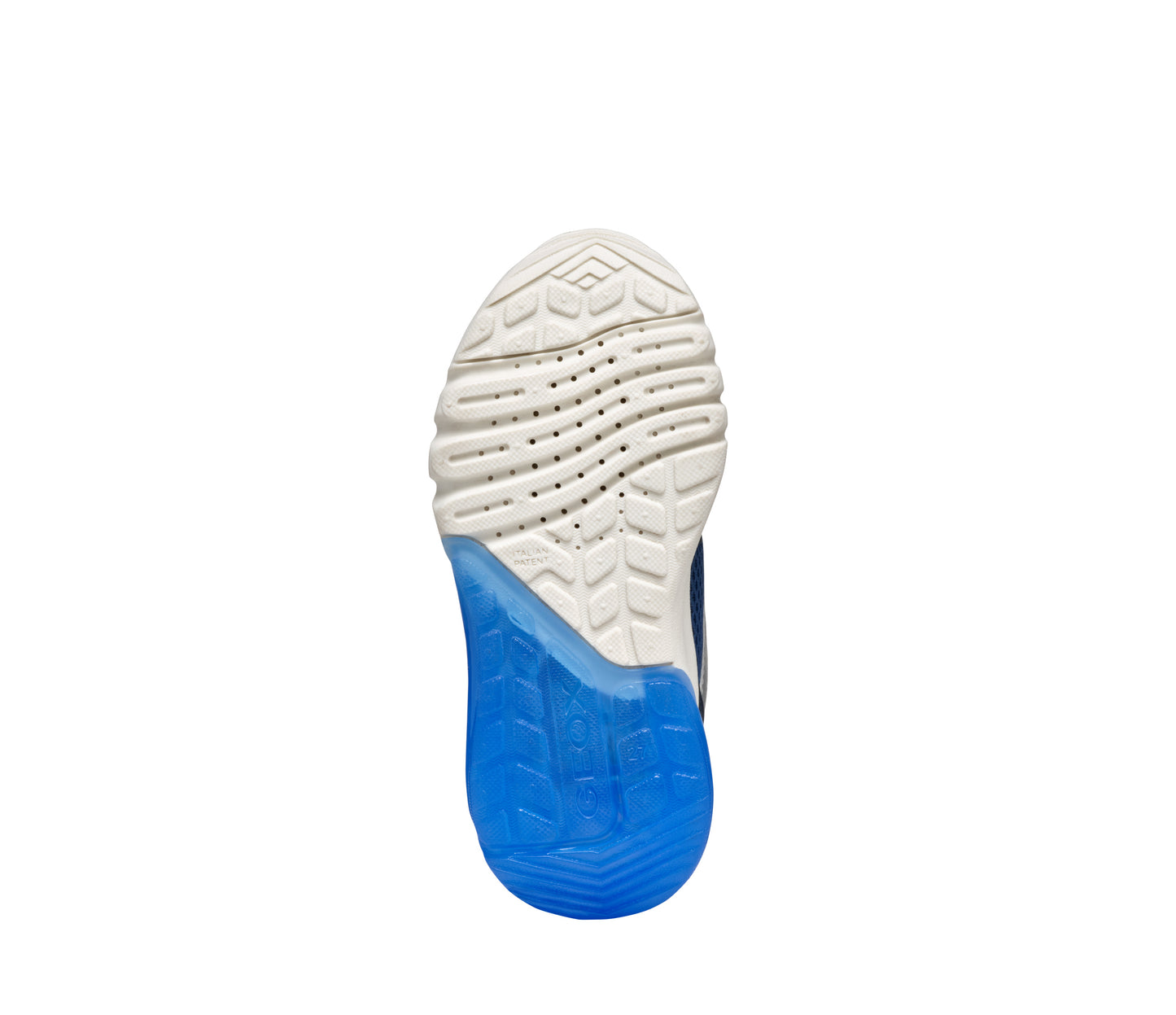 Geox | Ciberdron Boy | J45LBC | Boys Velcro Trainer | Navy/Orange