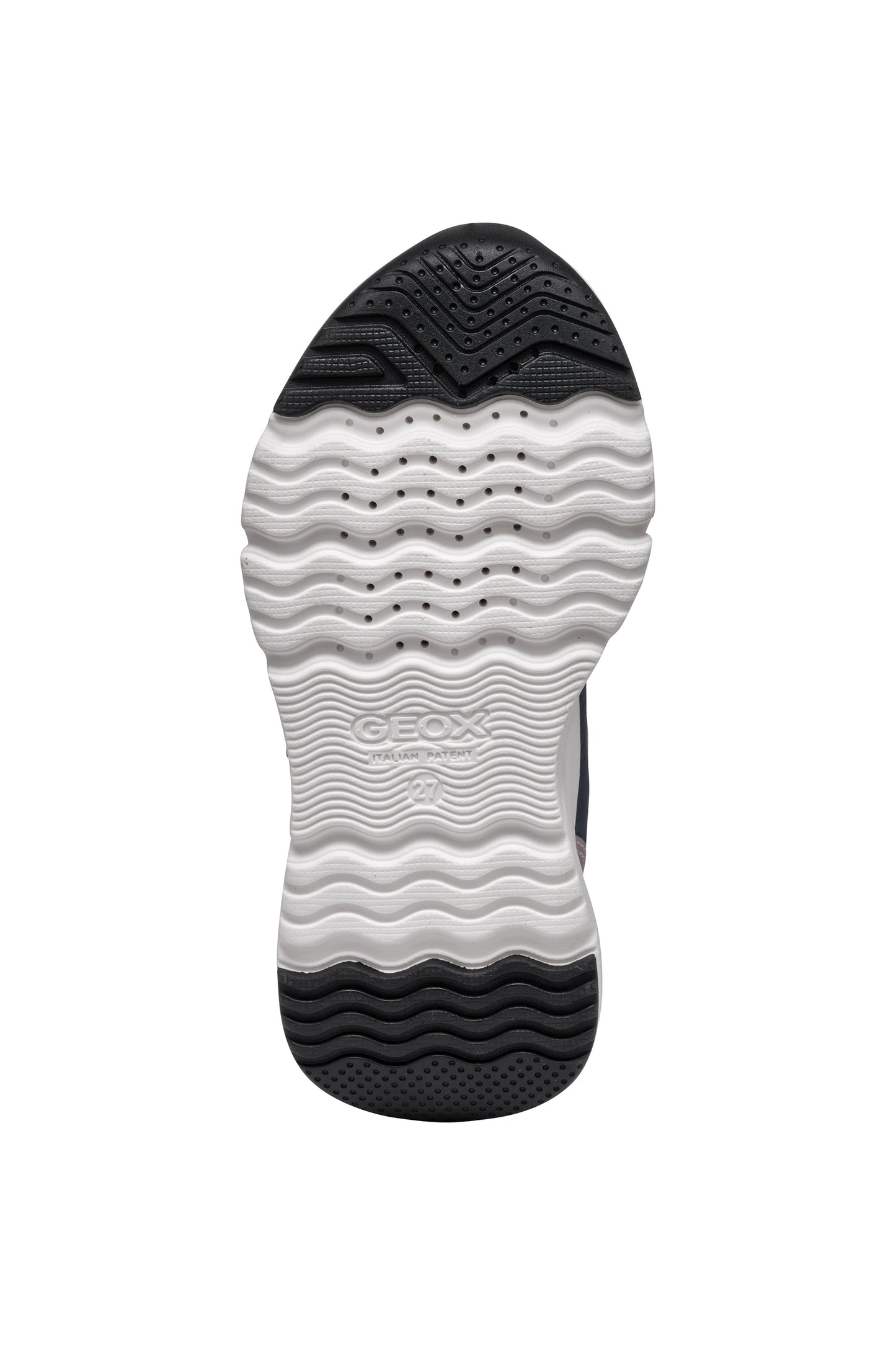 Geox | Loftus Girl | J46M2A | Girls Velcro Trainer | Avio/Dark Rose