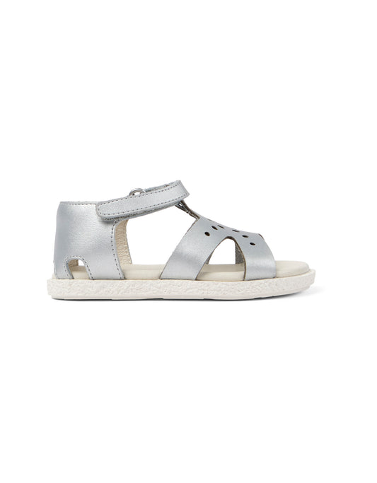 Camper | K800561-003 | Girls Open Toe Sandal | MikoSand FW | Corbu Silver