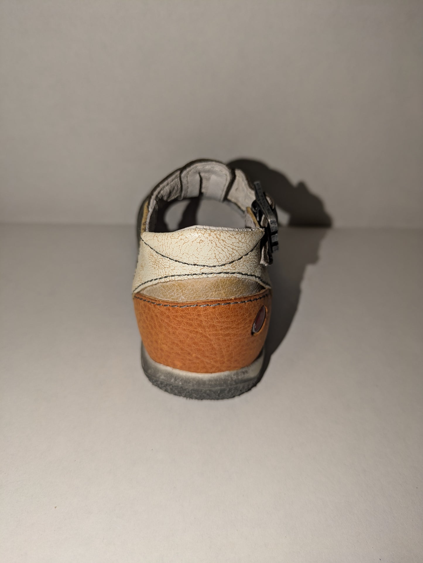 GBB | Mario | Boys Closed Toe Sandals | Grey/Orange/Turquoise | Size EU20 / UK4