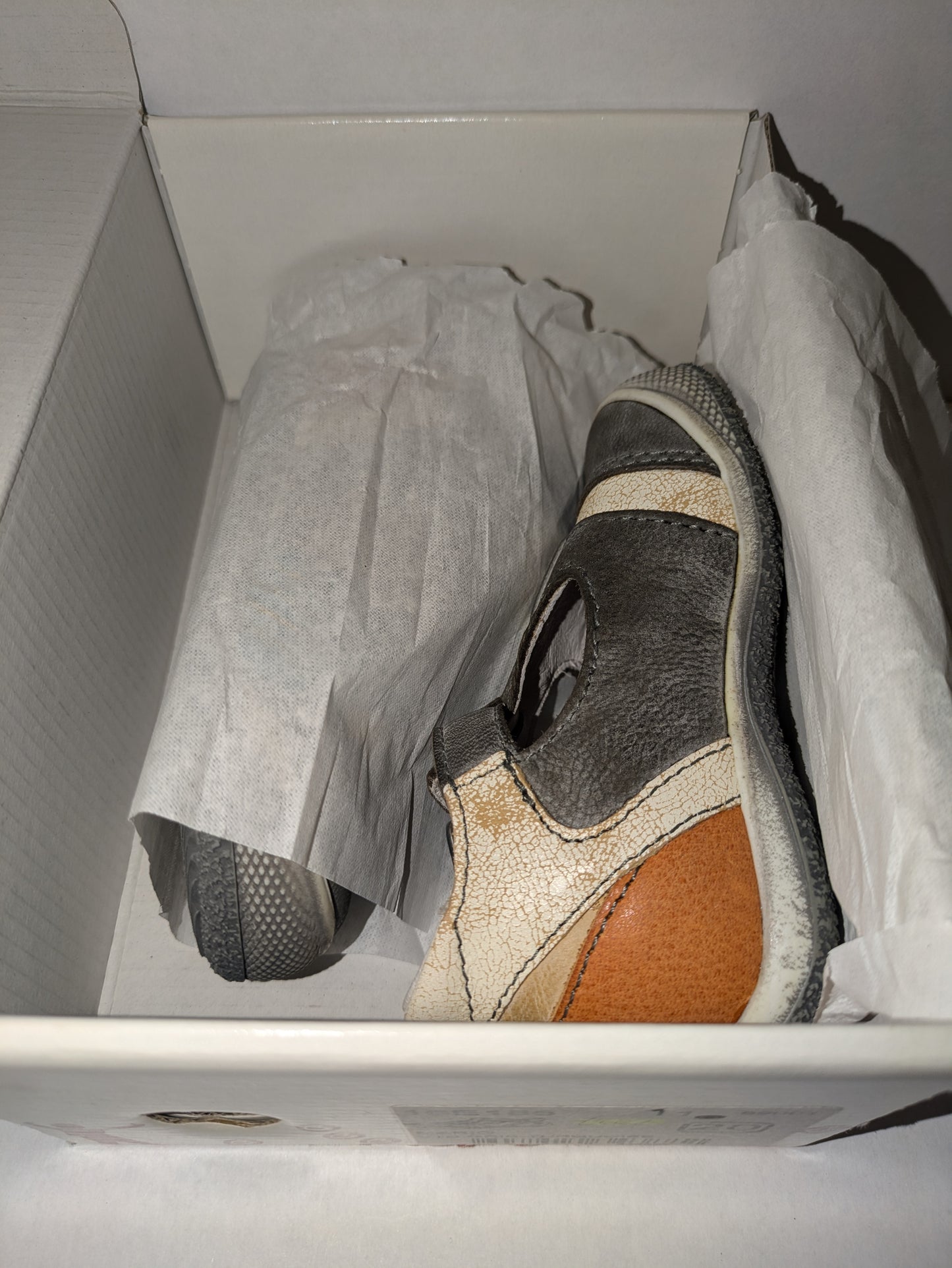 GBB | Mario | Boys Closed Toe Sandals | Grey/Orange/Turquoise | Size EU20 / UK4