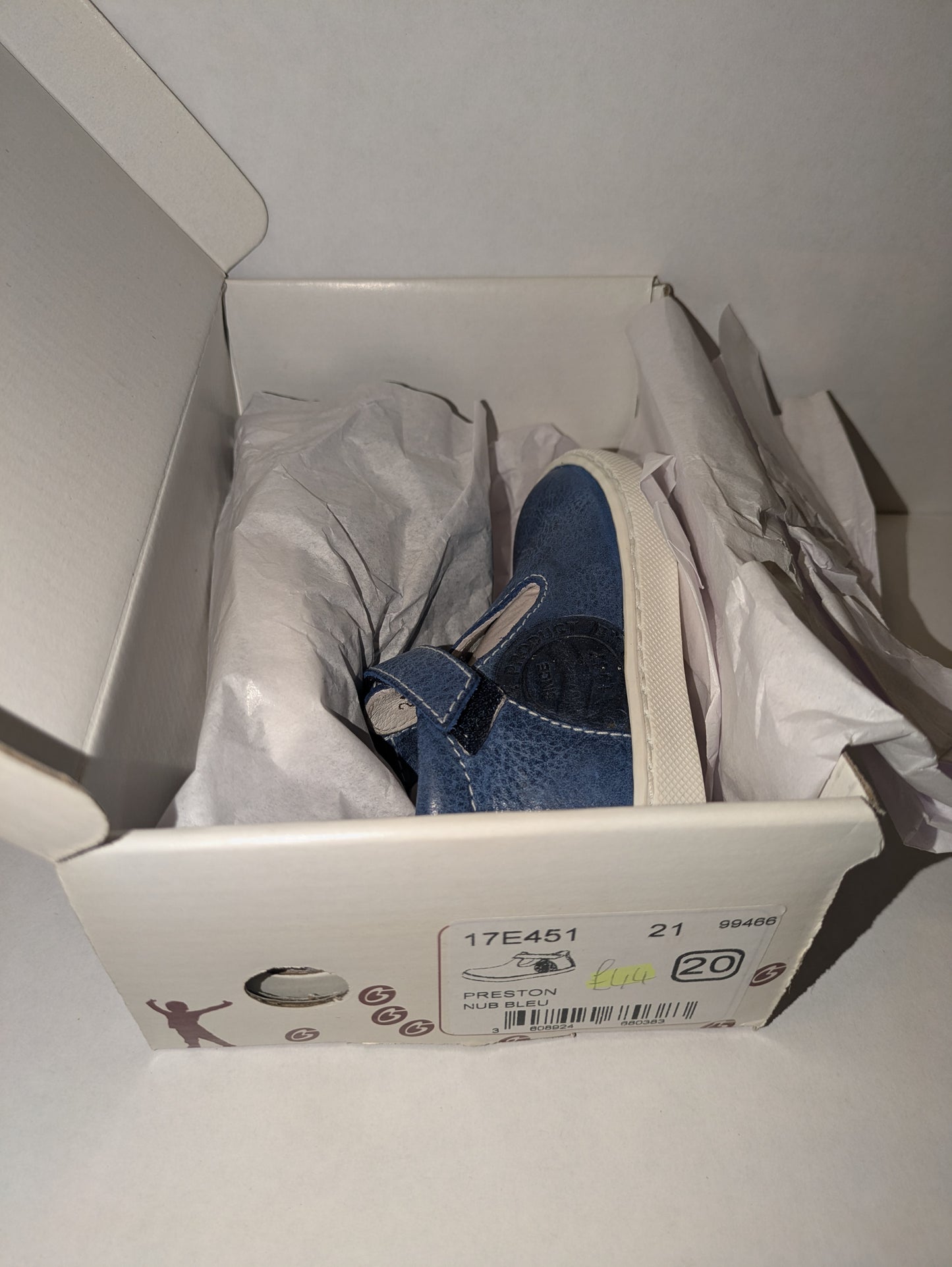 GBB | Preston | Boys Closed Toe Sandals | Denim Blue