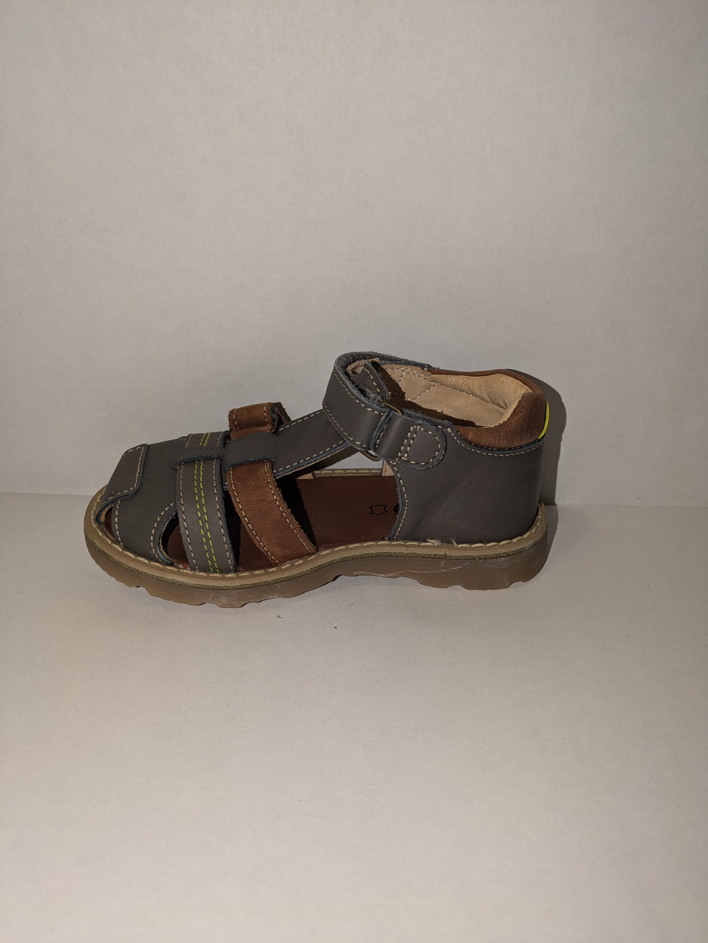 GBB | Boys Closed Toe Sandals | Grey / Brown