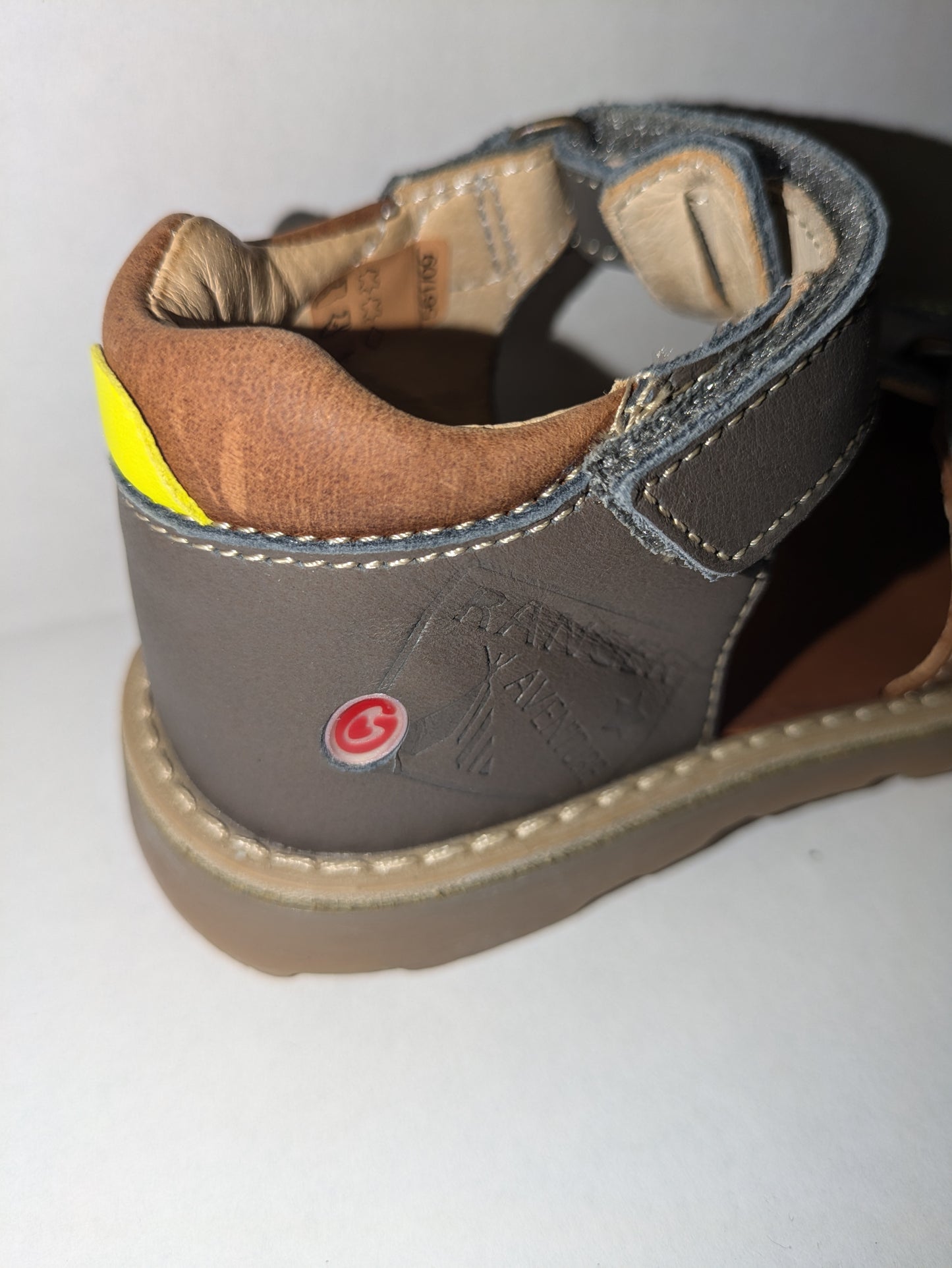 GBB | Boys Closed Toe Sandals | Grey / Brown