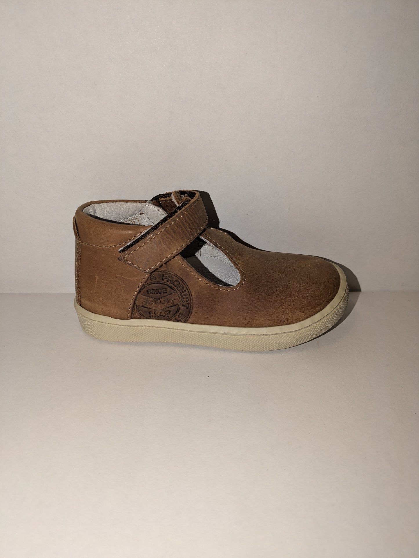 GBB | Boys T-Bar Shoes | Tan | Size EU24 / UK7