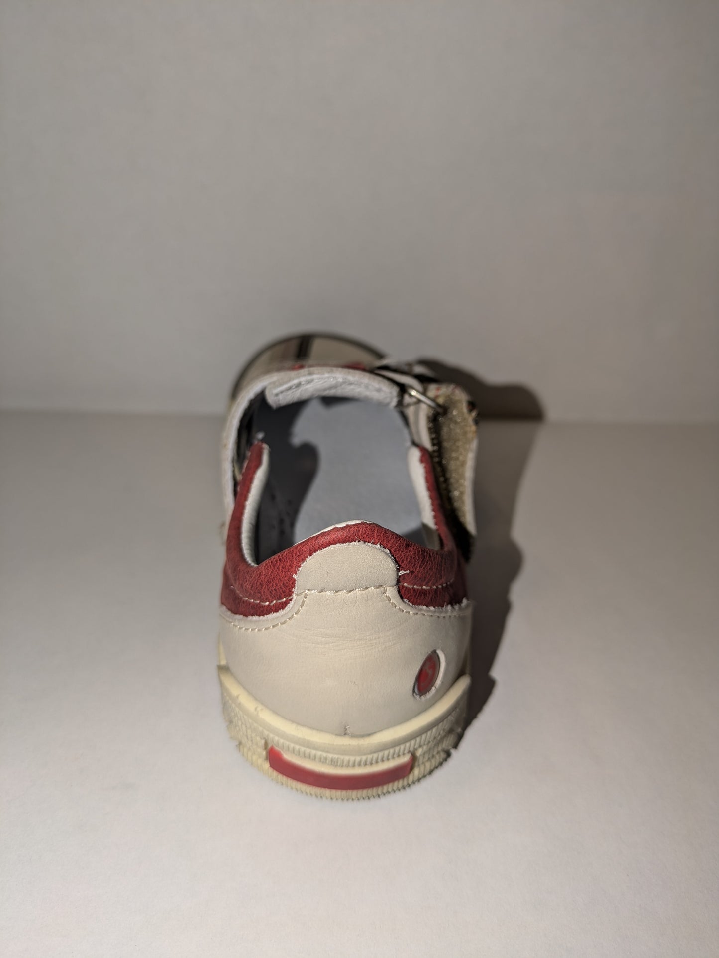 GBB | Boys Shoe | White / Red | Size EU28 / UK10