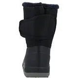 A boys lined snow boot by Igor, style Topo Ski,  in navy with velcro fastening. Back view.