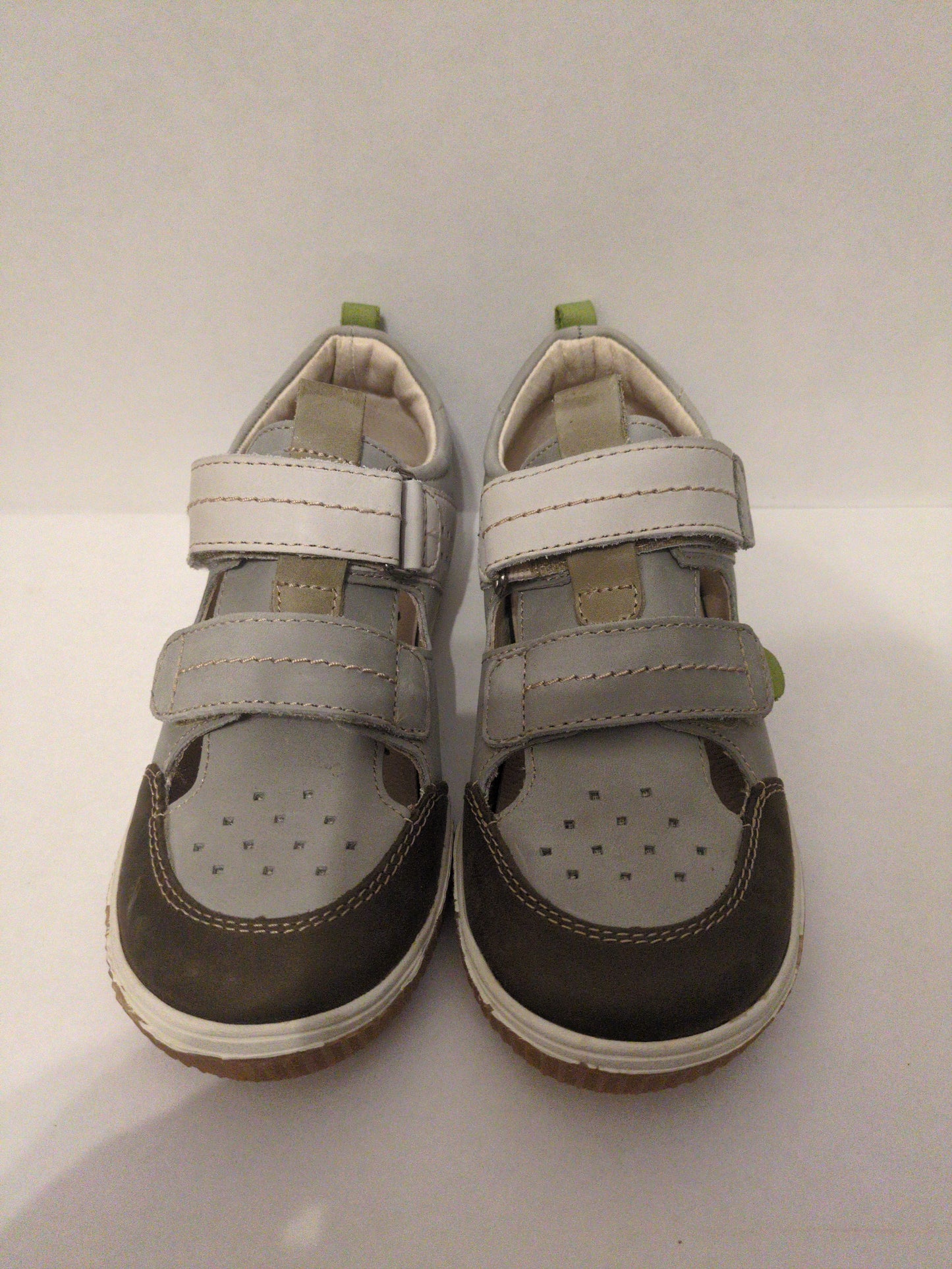 Noel | Zeste | Boys Shoe | Grey/Brown | Size EU32
