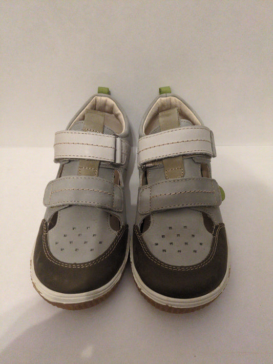 Noel | Zeste | Boys Shoe | Grey/Brown | Size EU32
