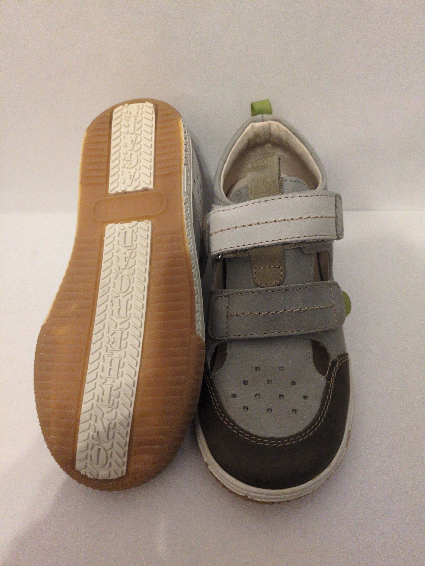 Noel | Zeste | Boys Shoe | Grey/Brown | Size EU32