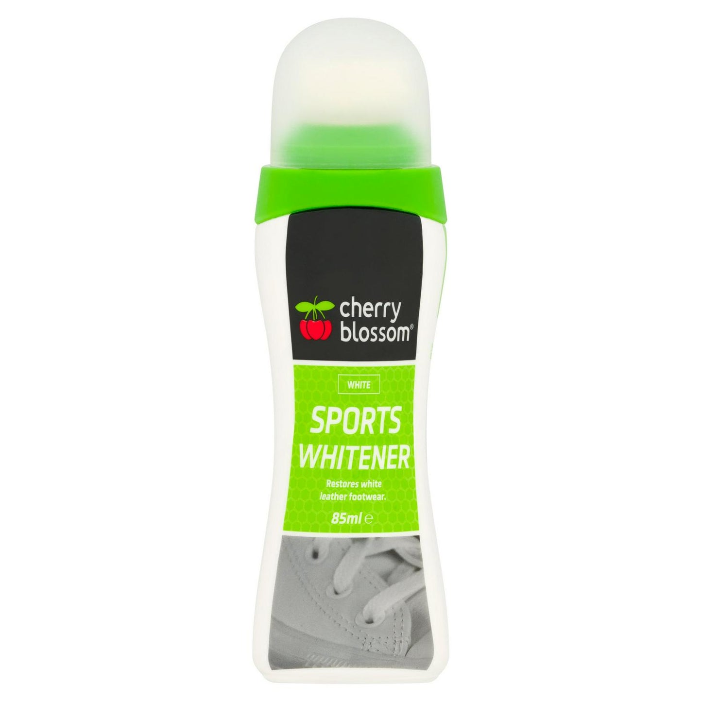 Cherry Blossom Sports Whitener bottle on a white background