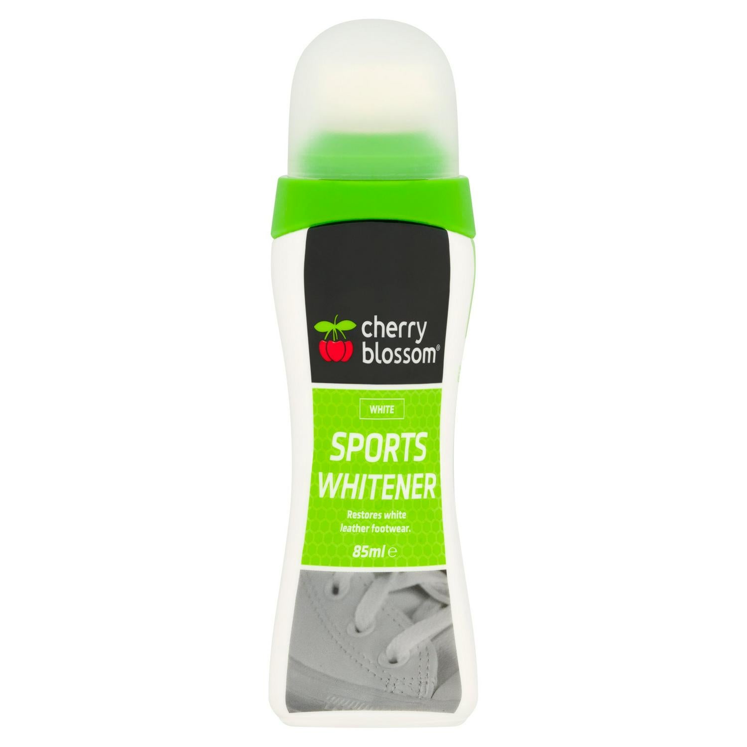 Cherry Blossom Sports Whitener bottle on a white background