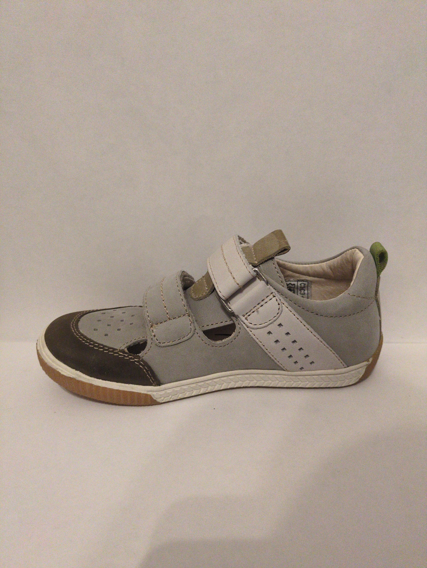 Noel | Zeste | Boys Shoe | Grey/Brown | Size EU32