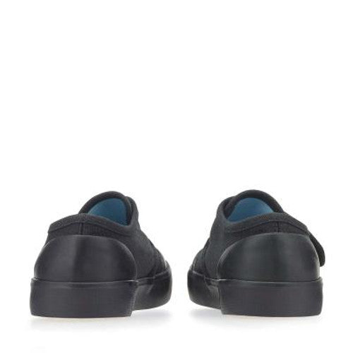 Start-Rite | Skip | Unisex | Velcro Pumps | Black Canvas