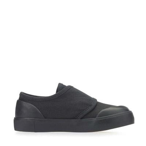 Start-Rite | Skip | Unisex | Velcro Pumps | Black Canvas